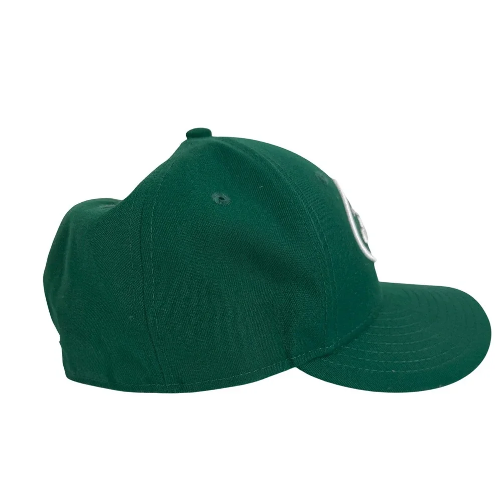 New‎ York Jets New Era 59FIFTY Low Profile Fitted Hat Green NFL Size 7 5/8